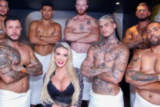 Andressa Urach grava vídeo com 8 homens e lança indireta ao ex
