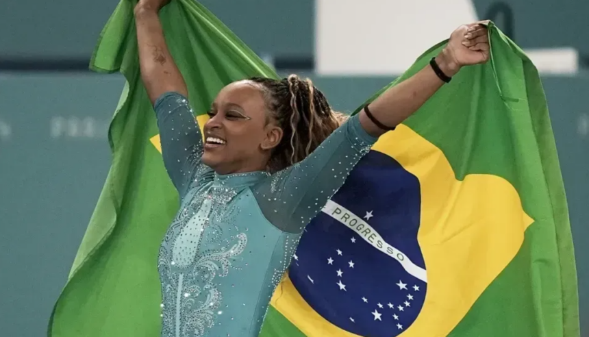 Rebeca Andrade é eleita uma das 100 mulheres mais inspiradoras do mundo