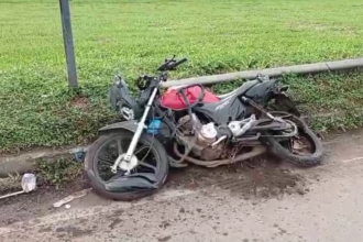 Motociclista morre e garupa fica gravemente ferido durante acidente na BR-153