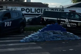 Carregamento de droga é apreendido pela polícia com nota fiscal de móveis planejados