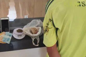 Polícia Militar prende homem por tráfico de drogas no Bairro Primavera