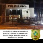 PCGO resgata criança e prende seu irmão, em Jataí, por entregá-la a usuários de drogas