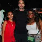 Filhas de Glória Maria Fazem Rara Aparição com Tutor