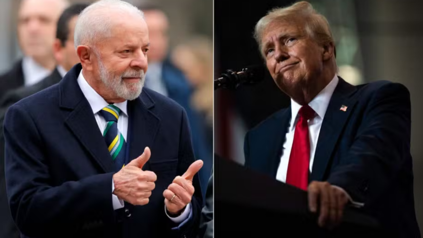 Lula comenta telefonema com Trump e nega interesse em aliança política Lula comenta telefonema com Trump e nega interesse em aliança política