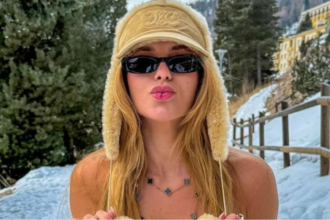 Virgínia Fonseca posa de biquíni na neve e lança tendência nas redes sociais