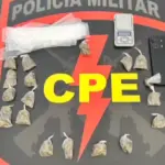 CPE Goianésia desmantela ponto de tráfico de drogas e prende suspeito com porções de maconha