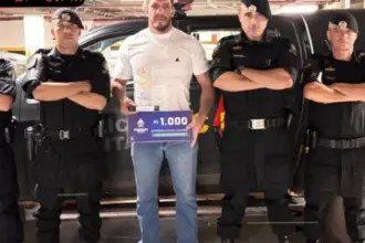 Policial da CPE de Goianésia é campeão de Jiu-Jitsu e recebe Prêmio PODIUM 2024