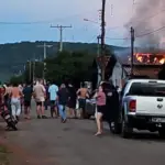 Urgente: Incêndio de grande proporção atinge residência em Juscelândia