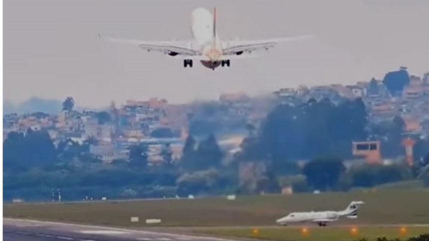 Avião Arremete nos EUA para Evitar Colisão com Jato