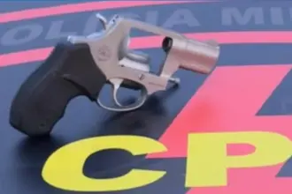 CPE Goianésia prende suspeito de ameaça que portava arma de fogo