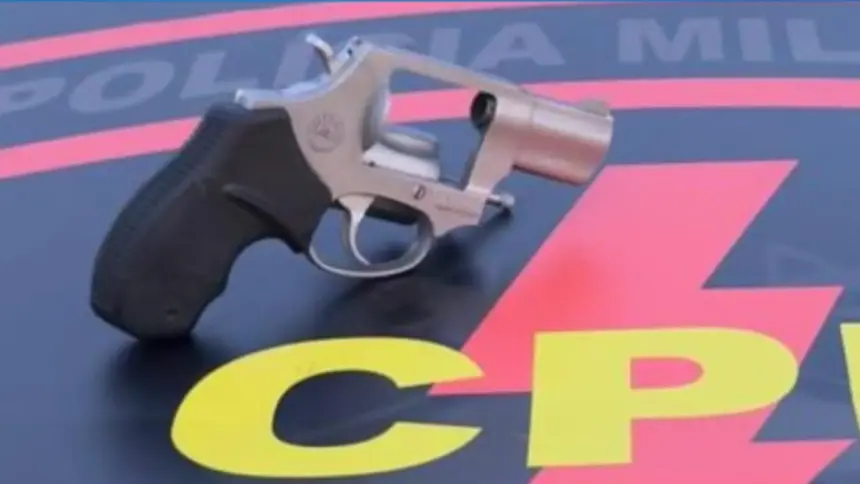 CPE Goianésia prende suspeito de ameaça que portava arma de fogo