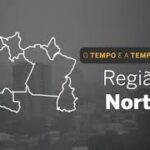 PREVISÃO DO TEMPO: Norte registra chuva em todos os estados da região, nesta sexta-feira (7)