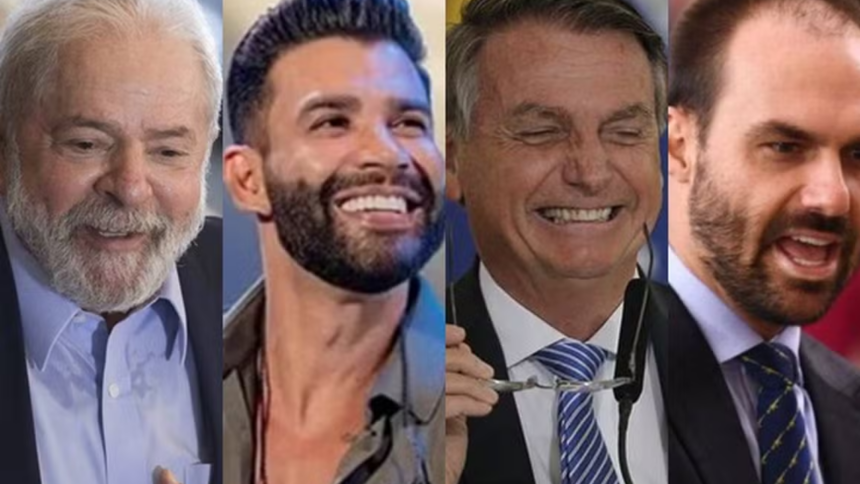 Pesquisa Quaest para presidente: Lula lidera com 30%, Tarcísio tem 13% e Gusttavo Lima surpreende com 12%