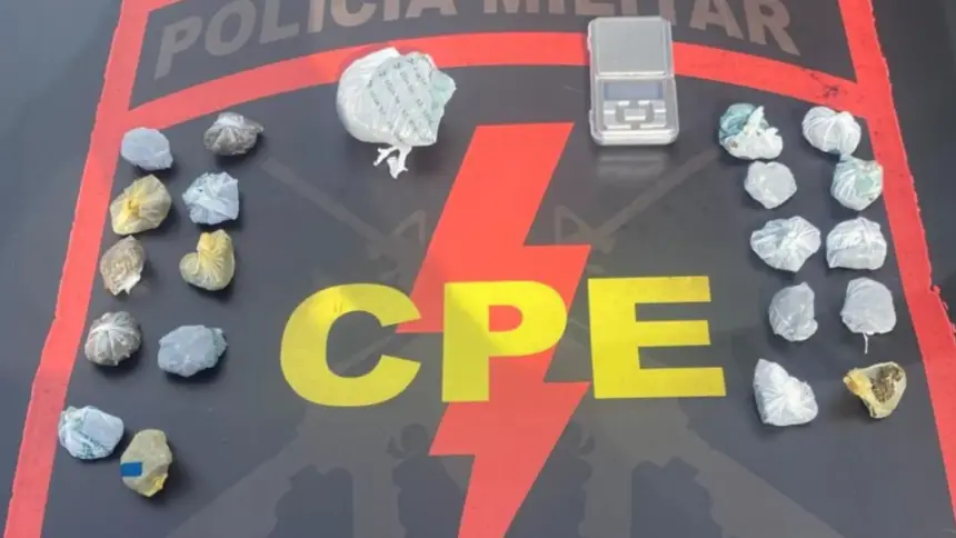 Durante patrulhamento, CPE retira mais um traficante das ruas de Goianésia