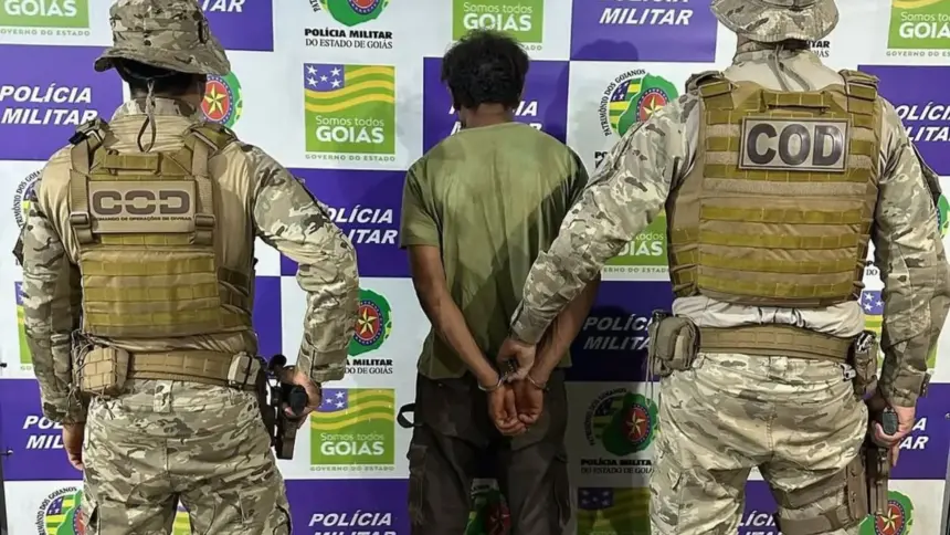 Foragido da justiça é capturado durante operação da PF, COD e CPE Goianésia