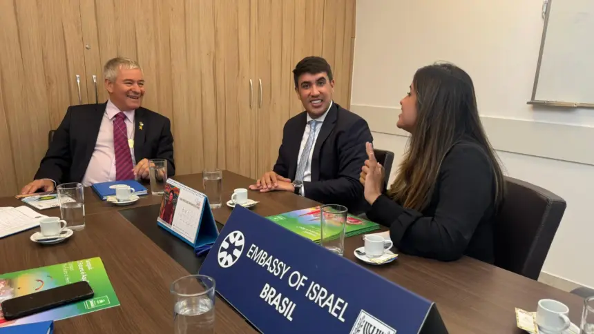 Jaraguá amplia fronteiras: Paulo Vitor busca parceria com Israel para transformar o município em potência agrícola Jaraguá amplia fronteiras: Paulo Vitor busca parceria com Israel para transformar o município em potência agrícola