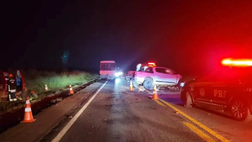 Tragédia nas estradas: Colisão frontal na BR-414 deixa dois mortos