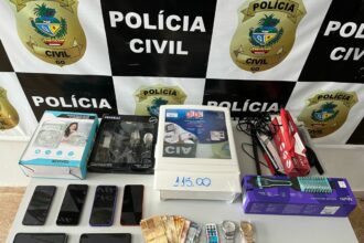 Mulher é presa em flagrante por receptação em São Luís de Montes Belos