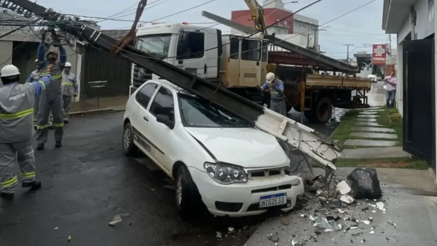 10 postes são derrubados por dia em Goiás