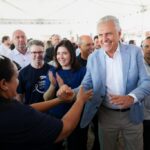Caiado defende a realização de exames preventivos durante a abertura do Mutirão de Colonoscopia, na cidade de Goiás