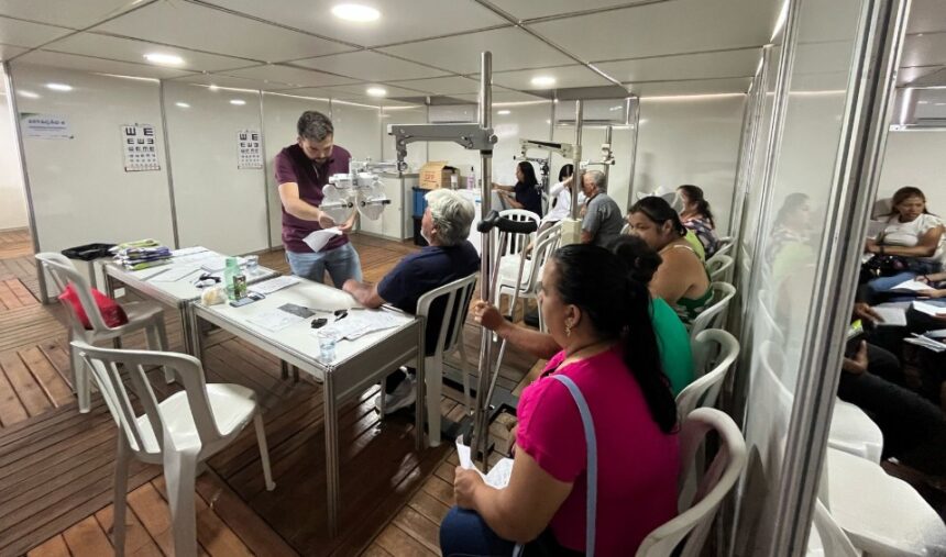 SES realiza mais de 500 atendimentos em um dia, no Goiás Social, em Inhumas