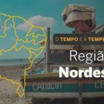 PREVISÃO DO TEMPO: Chuvas intensas atingem partes do Nordeste nesta segunda-feira (24)