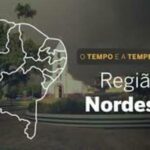 PREVISÃO DO TEMPO: Nordeste contará com chuvas intensas em boa parte da região, nesta sexta-feira (28)