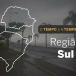 PREVISÃO DO TEMPO: Sul do Brasil deve contar com chuva em boa parte da região, neste domingo (2)