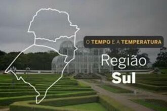 PREVISÃO DO TEMPO: Sul terá muitas nuvens com chuva isolada, nesta quinta-feira (27)