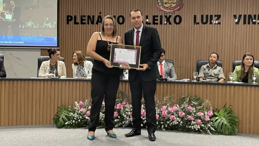 Comenda Maria Lúcia Alves Martins homenageia mulheres em Goianésia