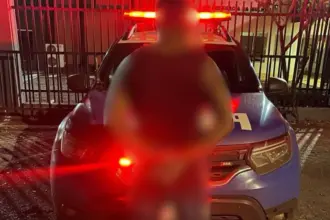 Durante agressão, mulher grita por socorro e ação da polícia evita mal maior