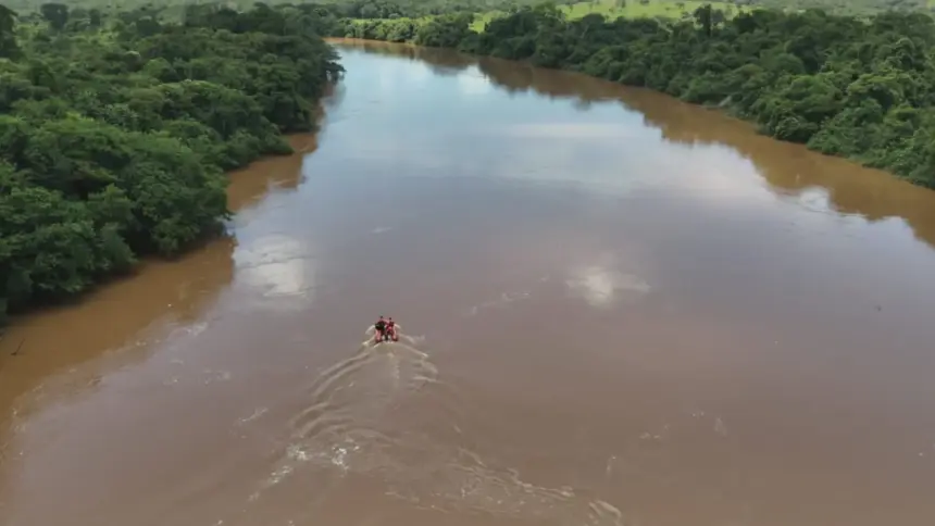 Idoso que se afogou no Rio das Almas continua desaparecido; Buscas serão retomadas neste domingo