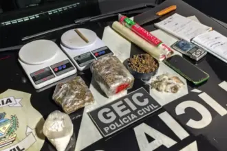 Polícia Civil prende traficante com “super maconha” e “escama de peixe”