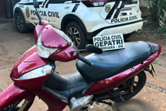 PC recupera motocicleta furtada e prende suspeito em Itumbiara