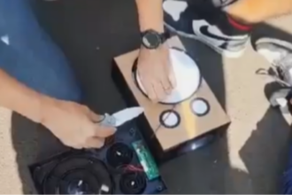 PCGO prende dupla de traficantes que transportava cocaína dentro de caixa de som