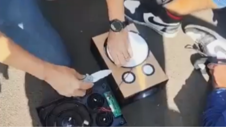 PCGO prende dupla de traficantes que transportava cocaína dentro de caixa de som