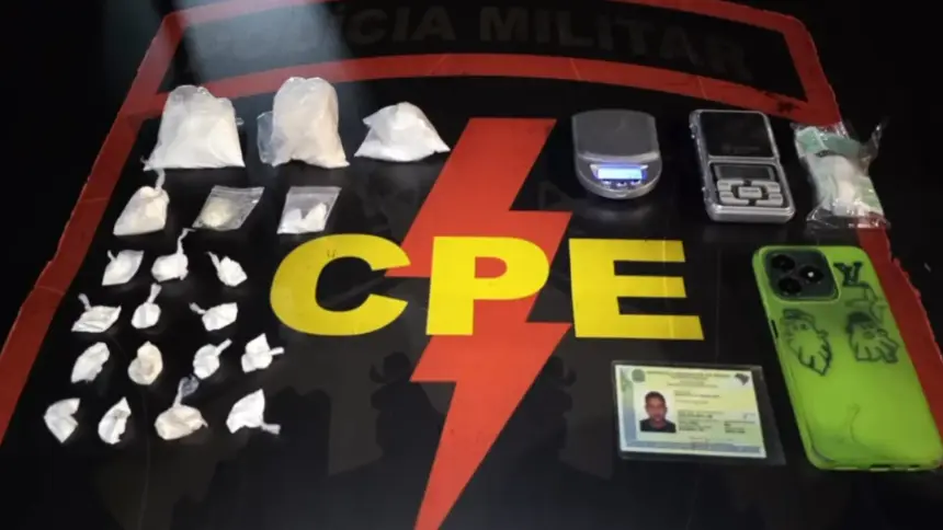 Suspeito de ostentar drogas em redes sociais é preso no norte de Goianésia