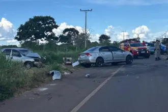 Urgente: Colisão frontal no oeste de Goianésia deixa dois mortos e dois gravemente feridos