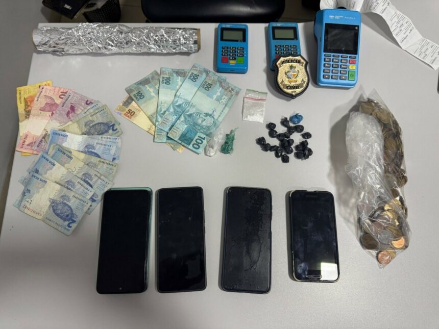 Polícia Civil interdita estabelecimento utilizado como ponto do tráfico de drogas em Firminópolis e prende investigado