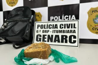 PCGO prende mulher em flagrante por transportar droga de Minas Gerais para Goiás