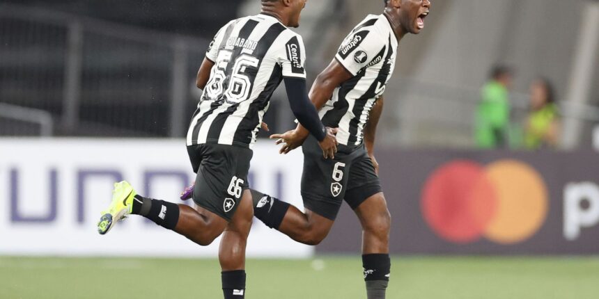 Botafogo vence primeira na Copa Libertadores