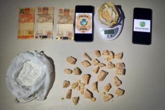 PCGO e PMGO prendem traficante em flagrante em Iporá
