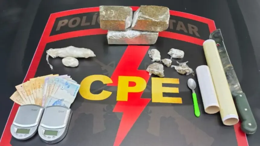 Em um mês, a CPE Goianésia registrou 9 flagrantes por tráfico de drogas Em um mês, a CPE Goianésia registrou 9 flagrantes por tráfico de drogas