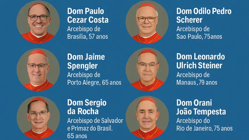 Entenda como funciona o Conclave e quem são os cardeais brasileiros aptos a votar