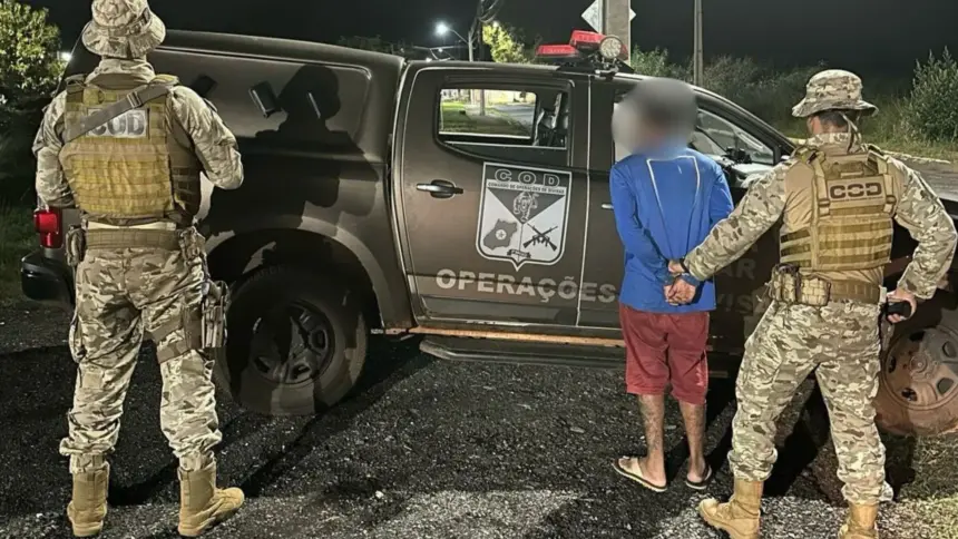 Foragido da justiça é preso em operação conjunta com a CPE de Goianésia Foragido da justiça é preso em operação conjunta com a CPE de Goianésia