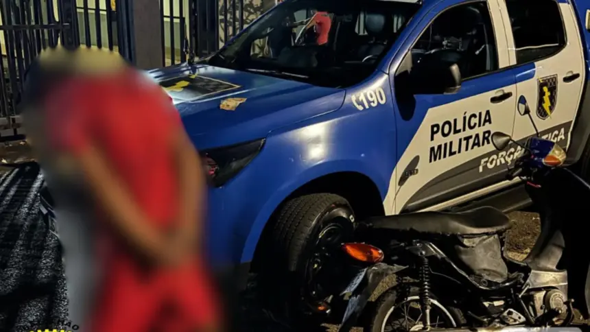 Suspeito de furtar motocicleta no Parque Araguaia é preso pela Força Tática Suspeito de furtar motocicleta no Parque Araguaia é preso pela Força Tática