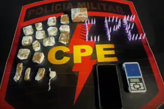 Traficante paulista é preso com cocaína e maconha em operação conjunta em Goianésia