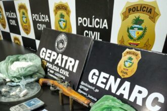 Polícia Civil prende dupla por usar distribuidora de bebidas de fachada para vender drogas, em Luziânia – Policia Civil do Estado de Goiás