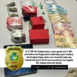 PCGO prende suspeito de tráfico de drogas em Valparaíso
