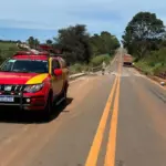 Urgente: Caminhão cai de ponte próximo à Jalles e motorista é atacado por abelhas